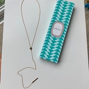 Stella & Dot | Triangle Lariat Necklace